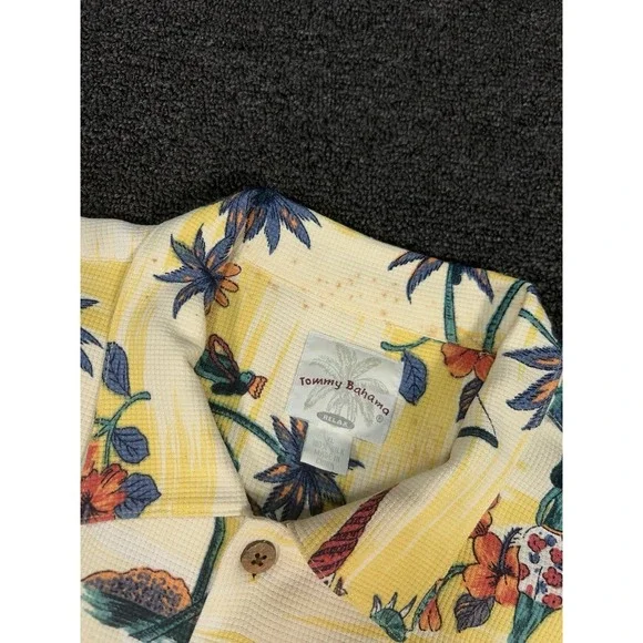 Tommy Bahama Shirt Men's XL Floral Hula Girl Hawaiian Silk Aloha Tropical Relax - Picture 4 of 8
